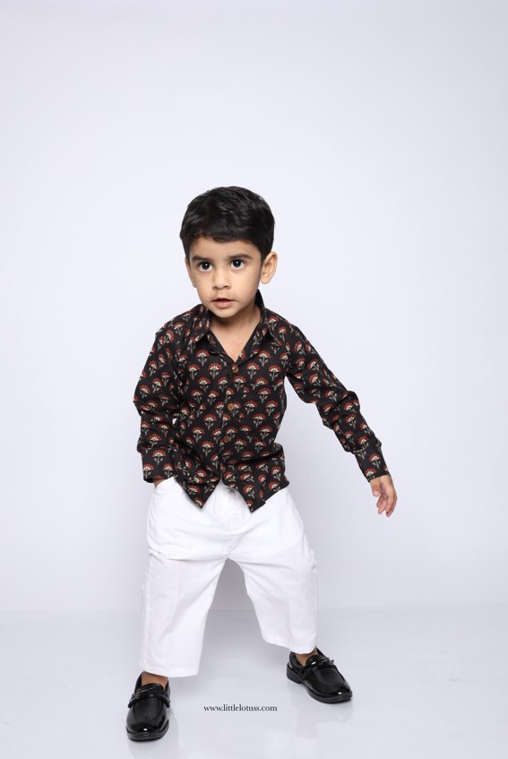 Shyamala-Boys Shirt & Pant Set