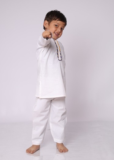 Rang-Pure Cotton Boys Kurta Pajama Set